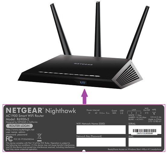 Netgear router serial number