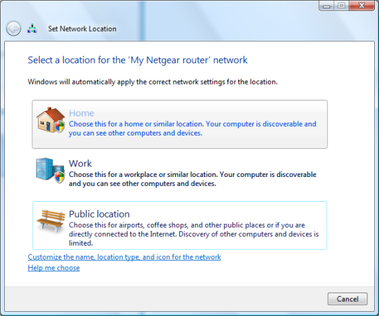 Setting Up A Network Windows Vista