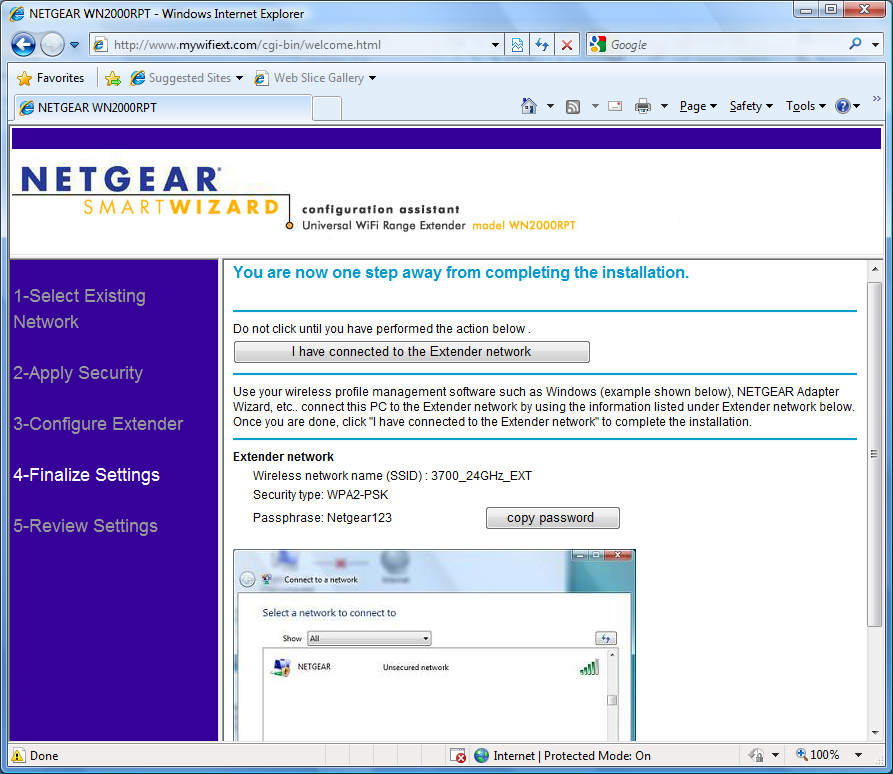 Configuring Netgear Wireless Router Vista