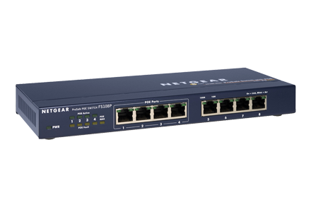 FS108Pv3 | 8 Port 10/100 Fast Ethernet Unmanaged Switch with 4