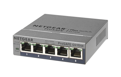 s*n様 NETGEAR ProSAFE GS105E スイッチングハブ まとめ GS105E | 5-Port Gigabit Ethernet Plus Switch