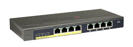 GS108PEv1 | 8-Port Gigabit Ethernet Plus Switch with 4 Ports PoE