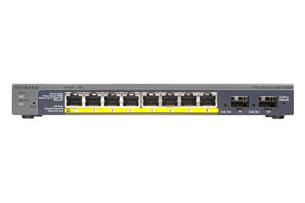 その他 NETGEAR Inc. GS110TP-300AJS GS110TP | 10-Port Gigabit Ethernet Smart Switch with 8 PoE Ports