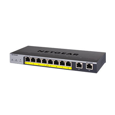 GS110TPP | 8-Port Gigabit PoE+ Ethernet Smart Switch with 2 Copper