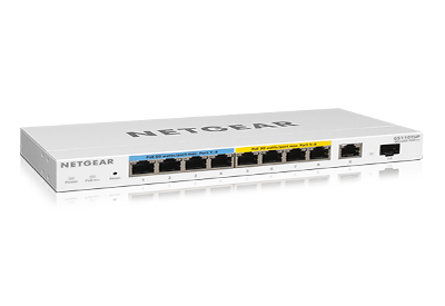 GS110TUP | Ultra60 PoE++対応 デスクトップ設置型 ギガビット10ポート