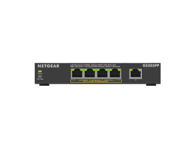 GS305PPv3 | 5 Port Gigabit Ethernet SOHO Unmanaged Switch with 4