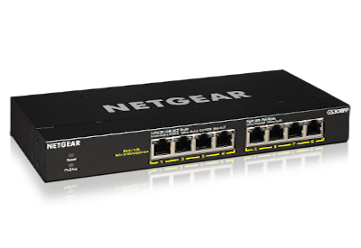 GS308PP | 8-Port Gigabit Ethernet Unmanaged PoE+ Essentials Switch