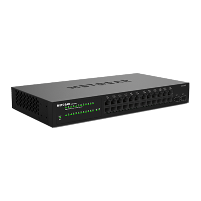 【2台】NETGEAR GS324T 24ポート スイッチ GS324T | S350 Series 24-Port Gigabit Ethernet Smart Switch with 2