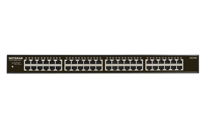 GS348 | 48ポートギガビットイーサネットアンマネージドエッセンシャル 