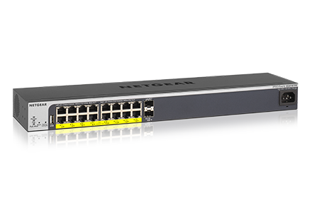 GS418TPP | Easy-Mount 16-Port Gigabit High Power PoE+ Smart Switch