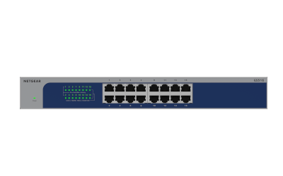 GS516v3 | 16-port Gigabit Ethernet Unmanaged Switch