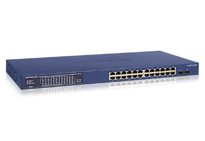 GS724TPP | 24-Port Gigabit Ethernet Hi-Power PoE+ Smart Switch