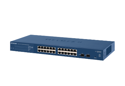 GS724Tv4 | 24-Port Gigabit Ethernet Smart Switch with 2 SFP Ports