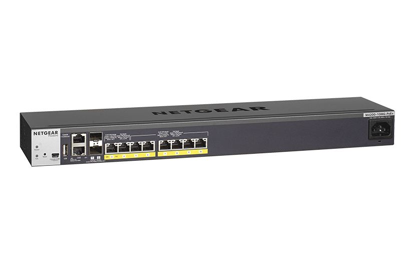 M4200-10MG-PoE+ (GSM4210P) | 1G/2.5Gイーサネット x 8ポートおよび