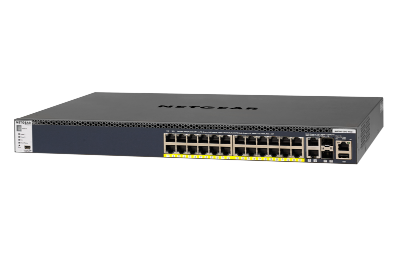 【完動品】Netgear フルマネージスイッチ『M4300-28G-PoE+』 M4300-28G-PoE+ (GSM4328PA) | 24x1G PoE+ Stackable Managed Switch