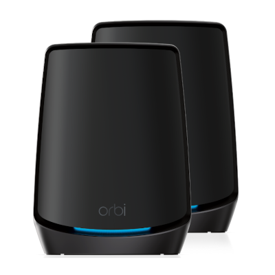 RBK862SB | Orbi Tri-band Mesh WiFi 6 System – 860 Series, Black