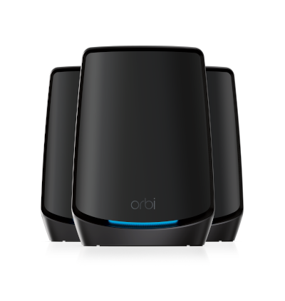 RBK863SB | Orbi Tri-band Mesh WiFi 6 System – 860 Series, Black
