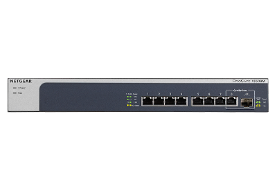USED NETGEAR XS508M 8ポートスイッチ 10G XS508M | 8 Port 10-Gigabit/Multi-Gigabit Ethernet Unmanaged Switch
