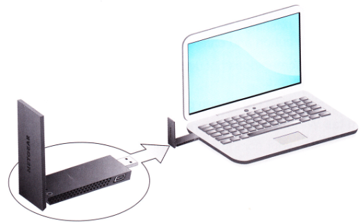 NETGEAR Dual-Band Wireless-AC USB Network Adapter Black A6150