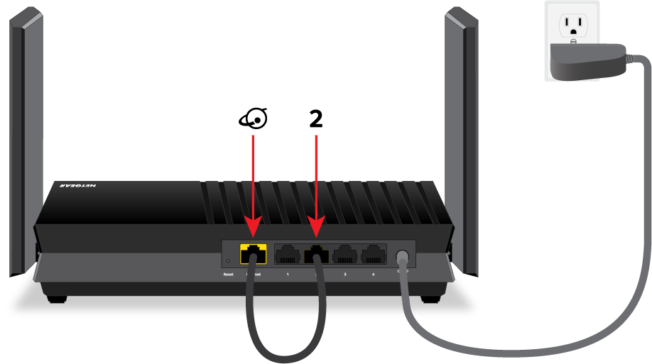 tuin systeem Pekkadillo An Internet or LAN port isn't working correctly on my router. How do I  perform a loopback test to check the port? | Answer | NETGEAR Support