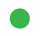 A solid green circle