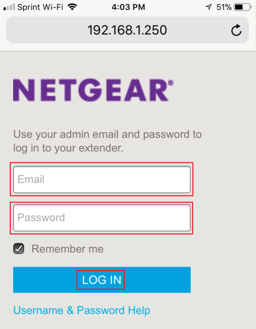 How do I log in to my Nighthawk Mesh WiFi Range Extender? Answer