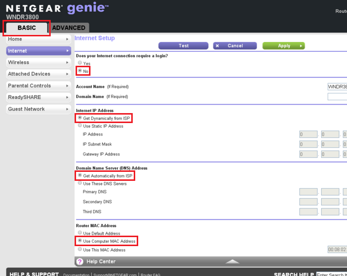 what ip address for netgear router