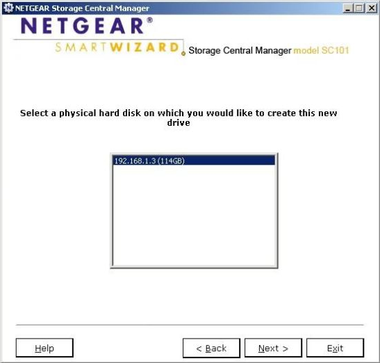 Netgear storage central manager utility download.