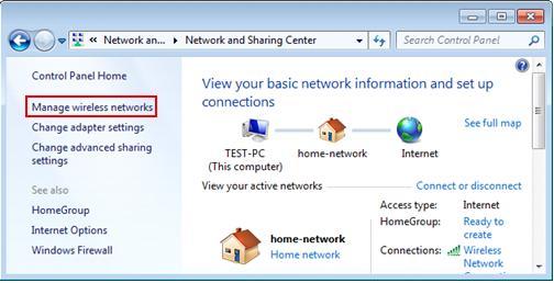How to delete a wireless network profile in Windows 7 ...