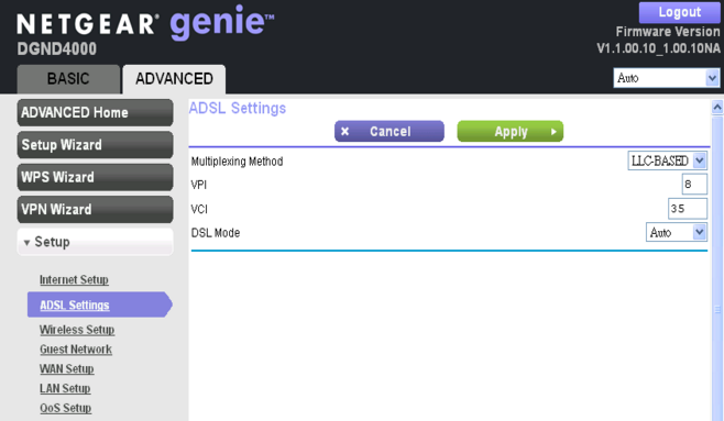 netgear dgnd4000 firmware