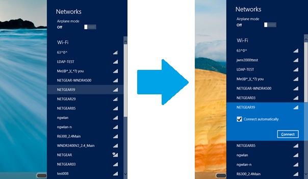 connect to new network windows 8