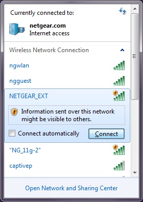 Konfigurieren Des Wn3000rp Range Extenders Uber Einen Wlan Computer Answer Netgear Support