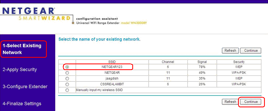 Konfigurieren Des Wn3000rp Range Extenders Uber Einen Wlan Computer Answer Netgear Support