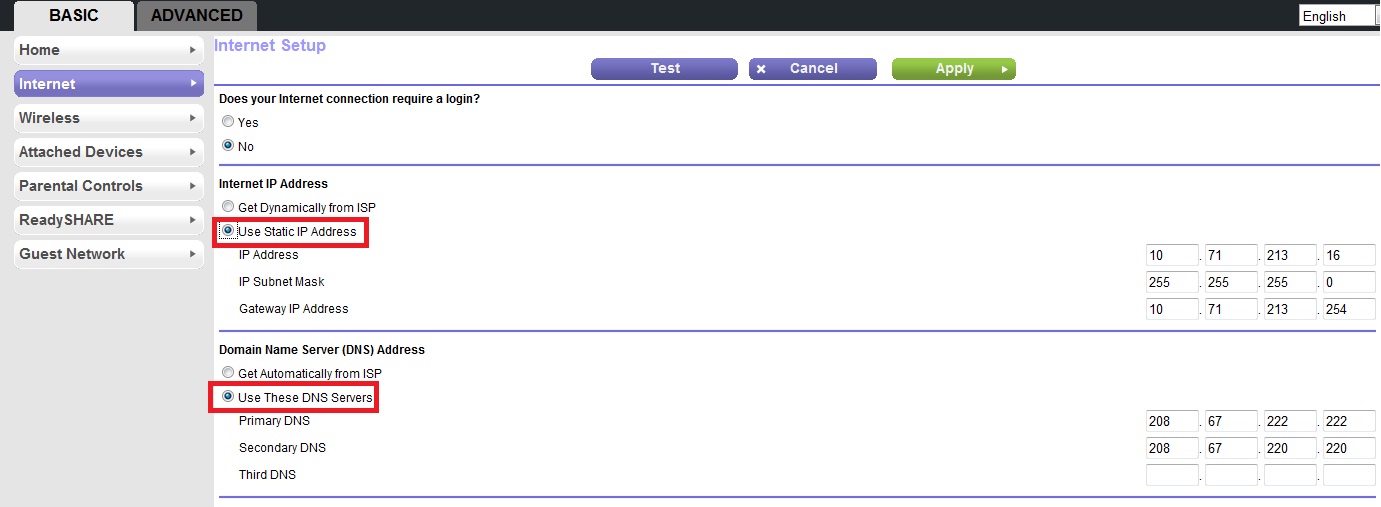 Configurer une adresse IP publique statique sur un routeur NETGEAR