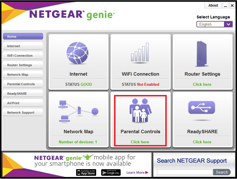 How do I configure Live Parental Controls on my NETGEAR router