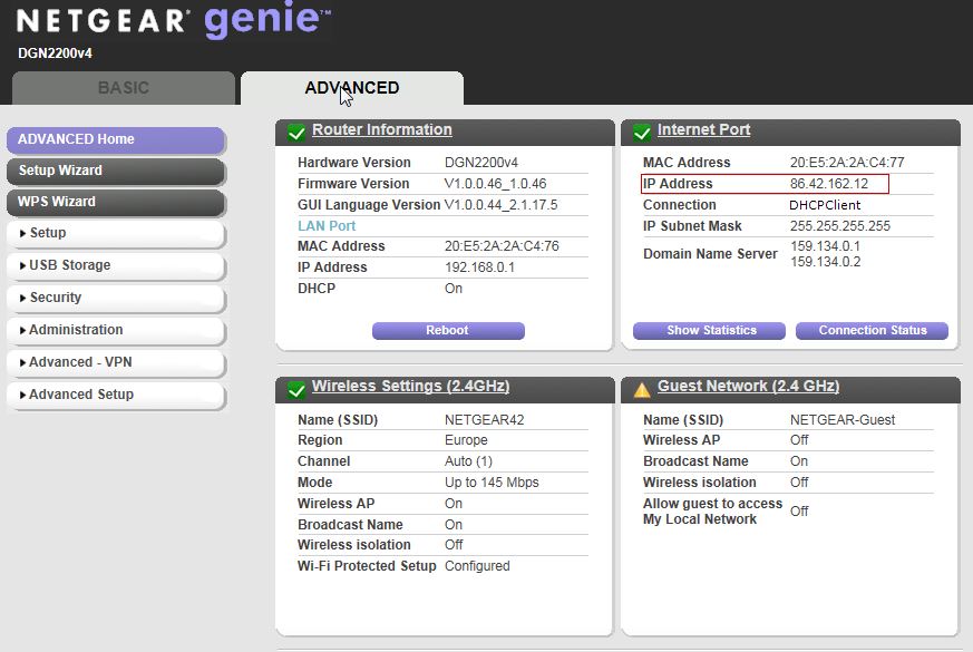Configurare l' ADSL Fastweb utilizzando un modem/router NETGEAR con ...