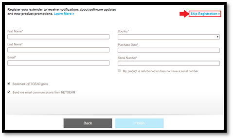 Netgear EX7000 Setup