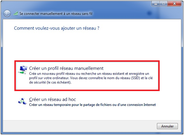 Comment Ajouter Manuellement Un Reseau Wifi Sous Windows 7 Vista Answer Netgear Support