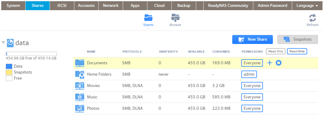 readynas usb backup