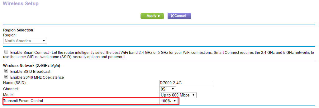Wifi region power Wifi region power