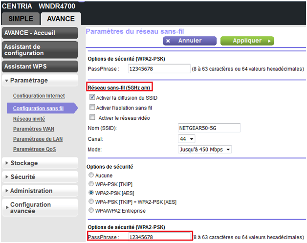 Comment puis-je trouver ou changer le mot de passe WiFi de mon routeur