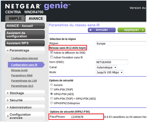 Comment puis-je trouver ou changer le mot de passe WiFi de mon routeur