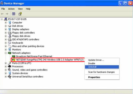 fix wireless network driver download