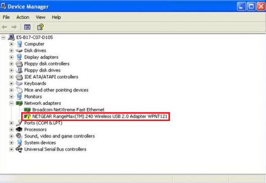 windows 7 display adapter not showing in device manager