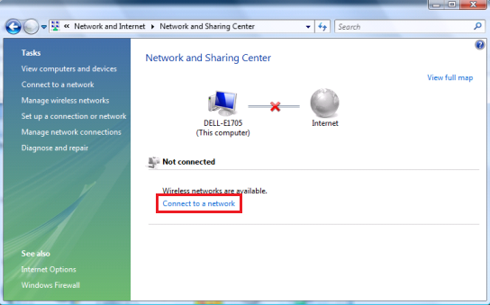 vista re-install networking